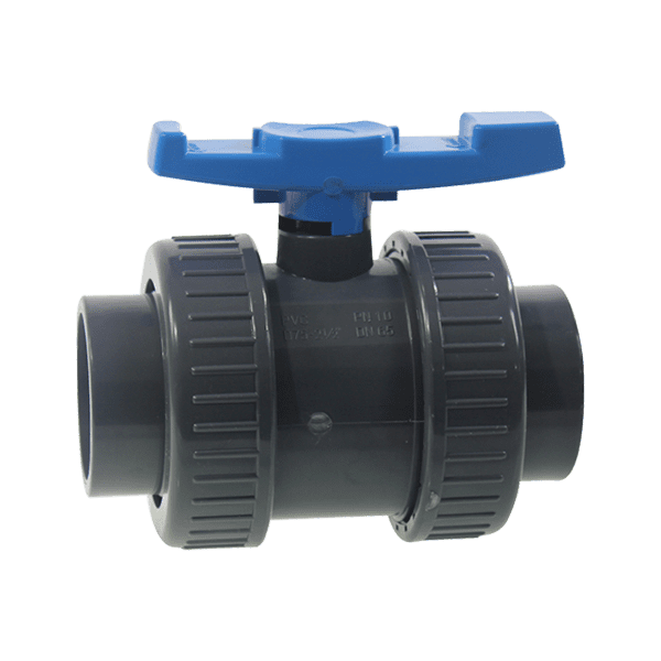 pvc double union ball valve