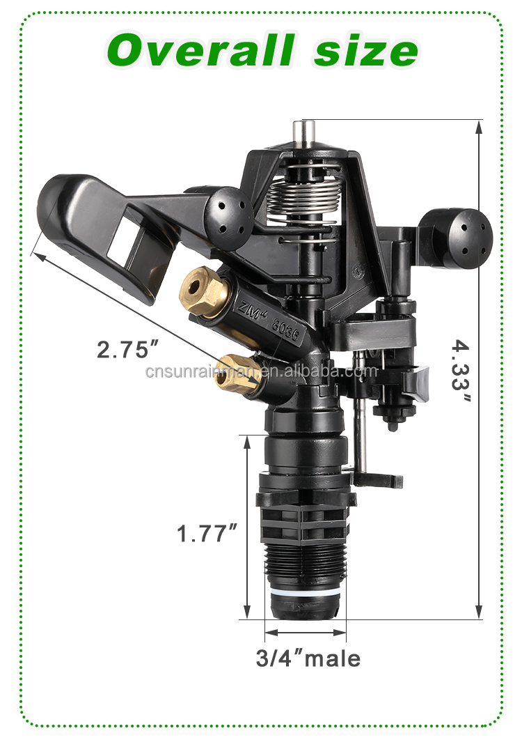 PART PLASTIC SPRINKLER