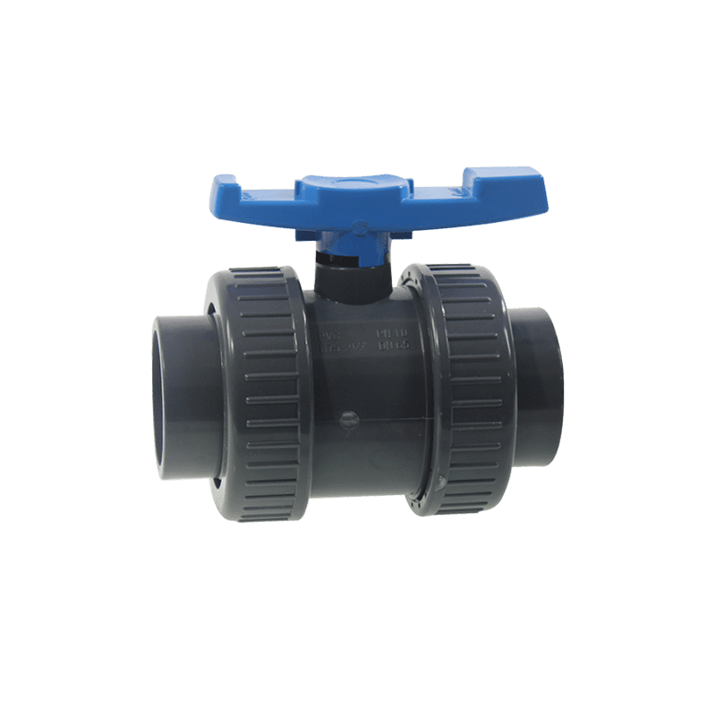 pvc double union ball valve